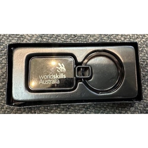Rectangle Engraved Keyring