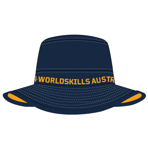 Bucket Hats – Navy / Orange