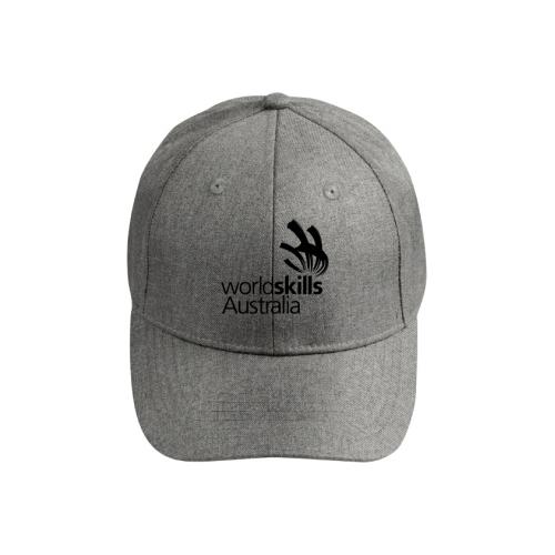 CH33 Premium Polyester Heather Cap – Grey